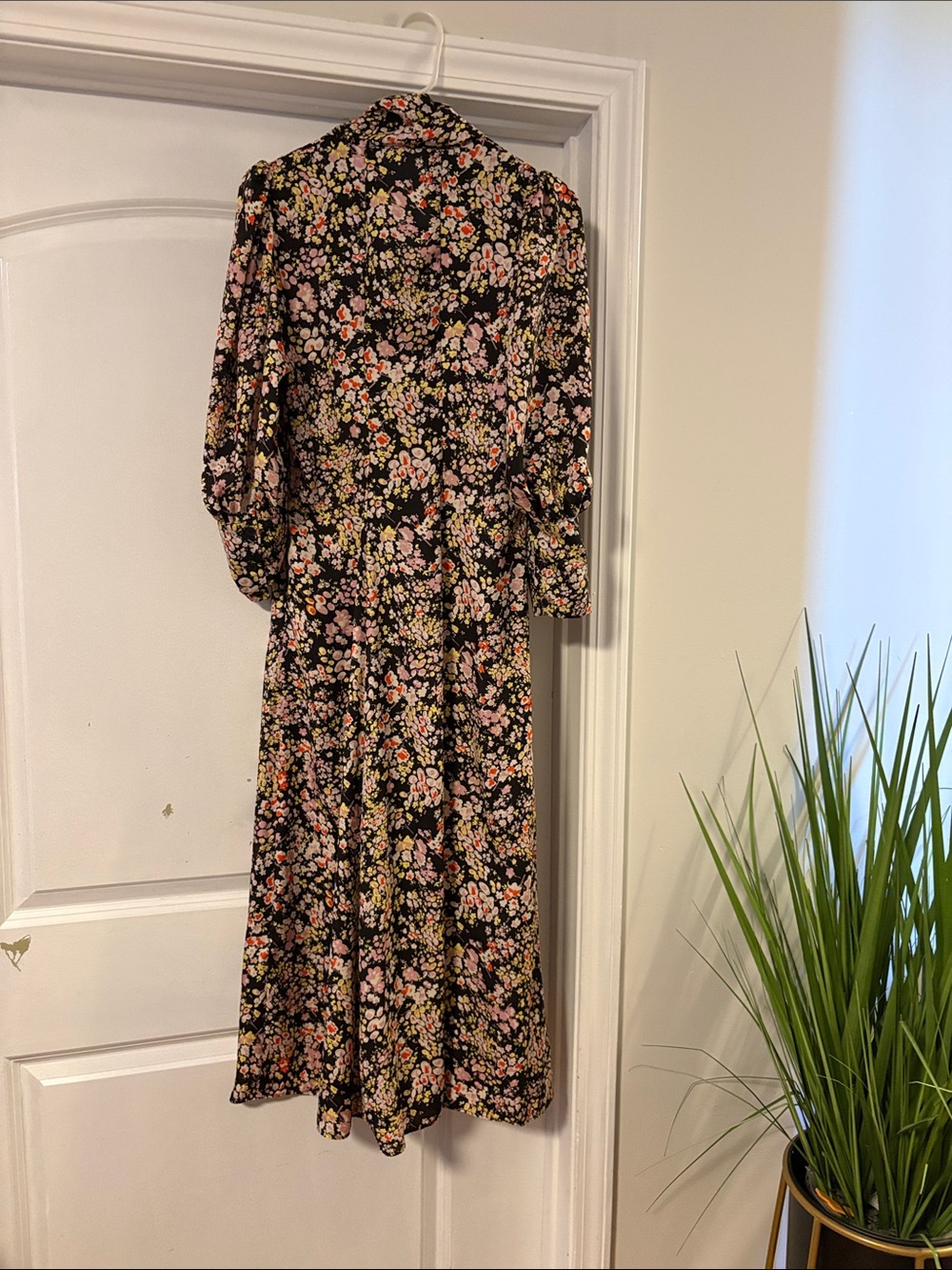 Zara floral silky dress - Picture 5 of 7